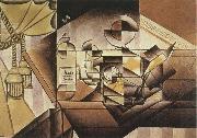 Juan Gris Watch and Bottle oil